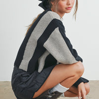 Color Block Cardigan