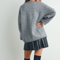 Bow Detail Button Down Cardigan