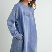 New York Sweatshirt Dress