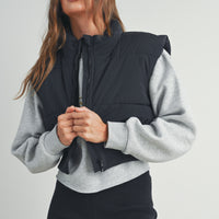 Puffer Crop Vest