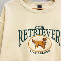 Embroidered Retriever Club Sweatshirt