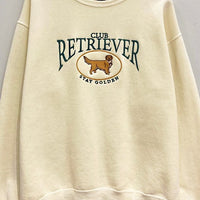 Embroidered Retriever Club Sweatshirt