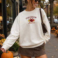 Stars Hollow Embroidered Oversized Crewneck Sweatshirt