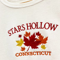 Stars Hollow Embroidered Oversized Crewneck Sweatshirt
