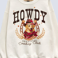 Howdy Retriever Oversized Sweatshirt