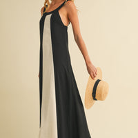 Color Block Summer Maxi Dress