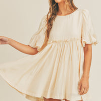 Puff Sleeve Babydoll Dress