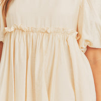 Puff Sleeve Babydoll Dress