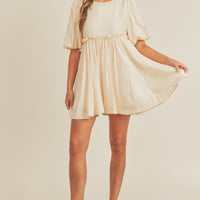 Puff Sleeve Babydoll Dress