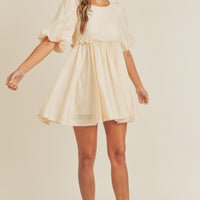 Puff Sleeve Babydoll Dress