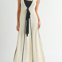 Plunging Neckline Cover Up Maxi Dress (Bralette Included)