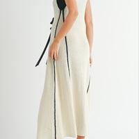 Plunging Neckline Cover Up Maxi Dress (Bralette Included)