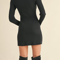 Lovely Sweater Knit Mini Dress
