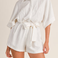 Shirts Button Down Romper