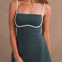 Contrast Binding Active Mini Dress