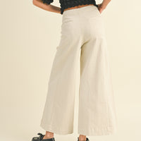 Stretched Wide Leg Premium Pants