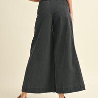 Stretched Wide Leg Premium Pants