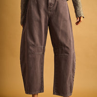 Barrel Cotton Pants