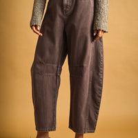 Barrel Cotton Pants