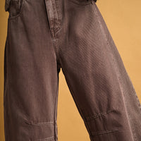 Barrel Cotton Pants