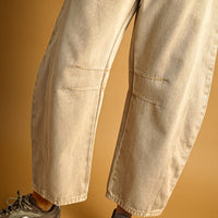 Barrel Cotton Pants