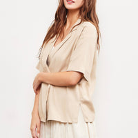 Blazer Style Collar Top