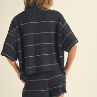 Comfy Knitted Collar Top