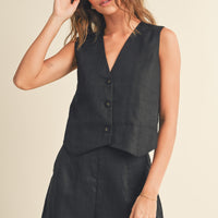 Linen Summer Vest