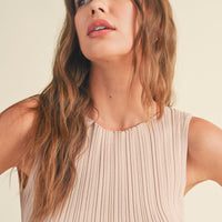 Sleeveless Knitted Top