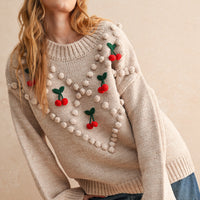 Sweet Cherry Pop Knit