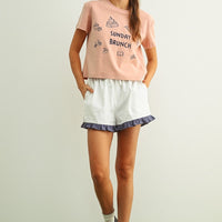 Sunday Brunch Embroidered Graphic Tee