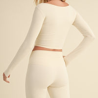 Long Sleeve Corset Top