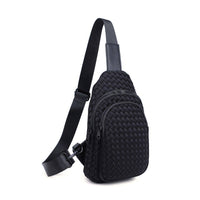 Woven Neoprene Sling Backpack with Adjustable Strap