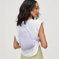 Woven Neoprene Sling Backpack with Adjustable Strap