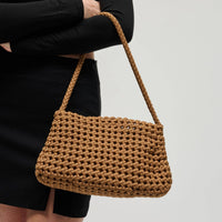 Braided Woven Neoprene Shoulder Bag (with Removable Zip Pouch)