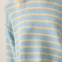 Relaxed Striped Knit Sweater – Lightweight Oversized Pullover