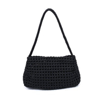 Braided Woven Neoprene Shoulder Bag (with Removable Zip Pouch)