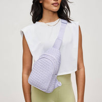 Woven Neoprene Sling Backpack with Adjustable Strap