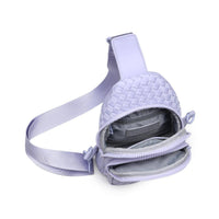 Woven Neoprene Sling Backpack with Adjustable Strap