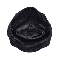Woven Neoprene Tote Bag with Adjustable Crossbody Strap