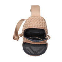 Woven Neoprene Sling Backpack with Adjustable Strap