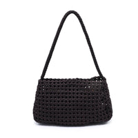 Braided Woven Neoprene Shoulder Bag (with Removable Zip Pouch)