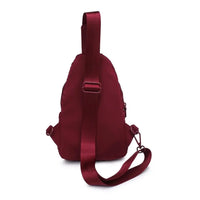 Woven Neoprene Sling Backpack with Adjustable Strap