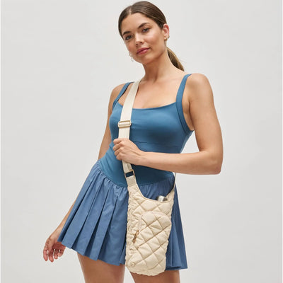 Quilted Puffer Water Bottle Crossbody