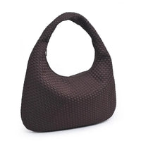 Luxe Woven Oversized Hobo Bag