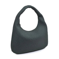 Luxe Woven Oversized Hobo Bag