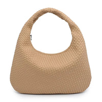 Luxe Woven Oversized Hobo Bag