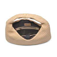 Luxe Woven Oversized Hobo Bag