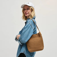 Boho Woven Shoulder Bag for Women