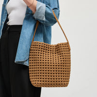 Boho Woven Shoulder Bag for Women